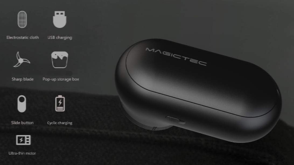 Revitalize Your Wardrobe with Our Rechargeable Fabric Shaver - Effortlessly Remove Lint, Fuzz, and Pills from Clothes and Furniture!