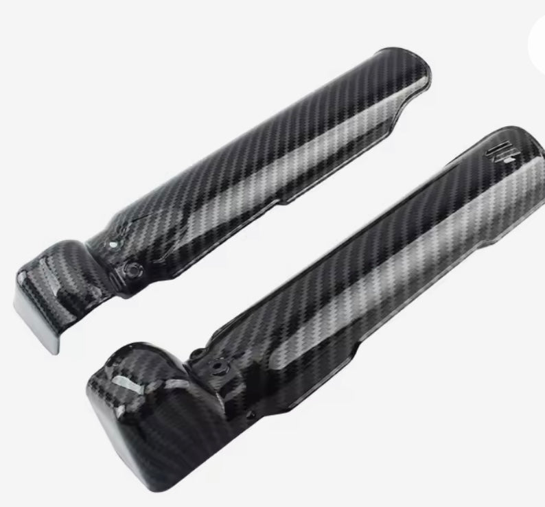 REAL CARBON FORK GUARD COVERS